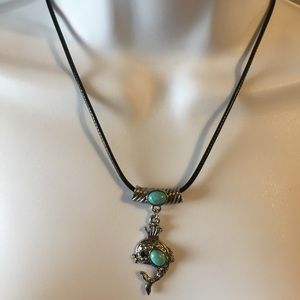 Turquoise Necklace with earrings